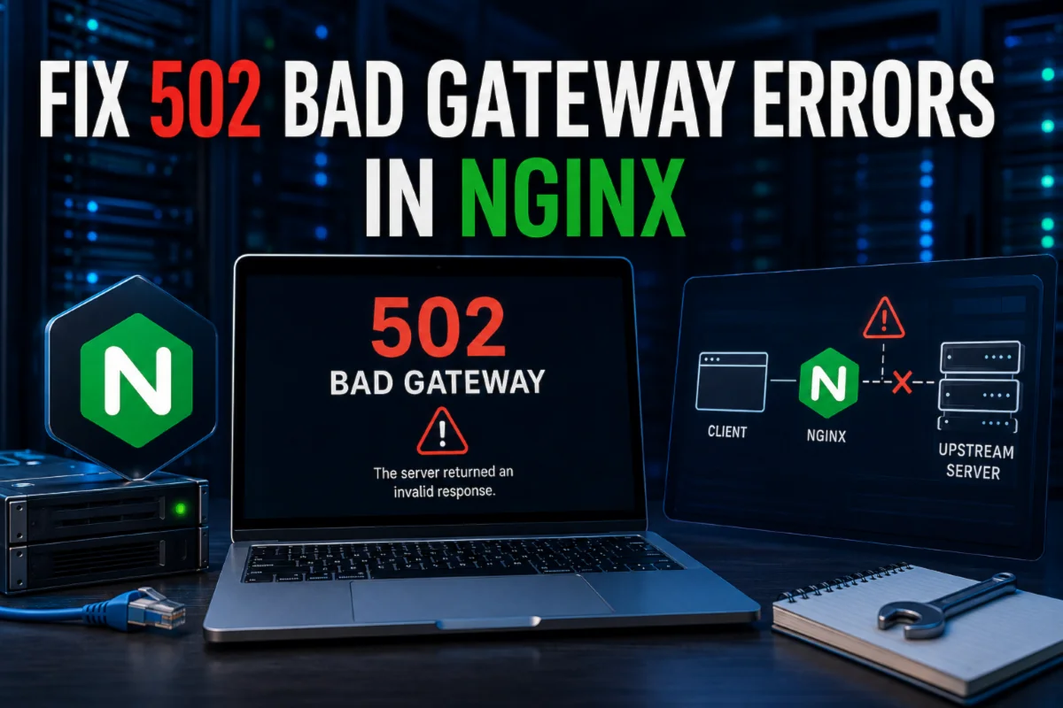Fixing 502 Bad Gateway Errors in Nginx: Complete Troubleshooting Guide thumbnail